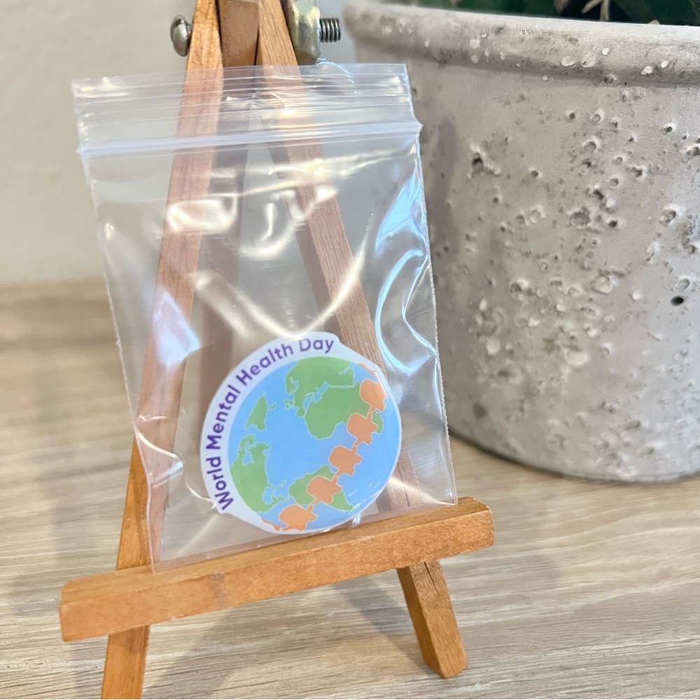 Amazon Employee Pin World Mental Health Day 2025 Globe Collectible‎